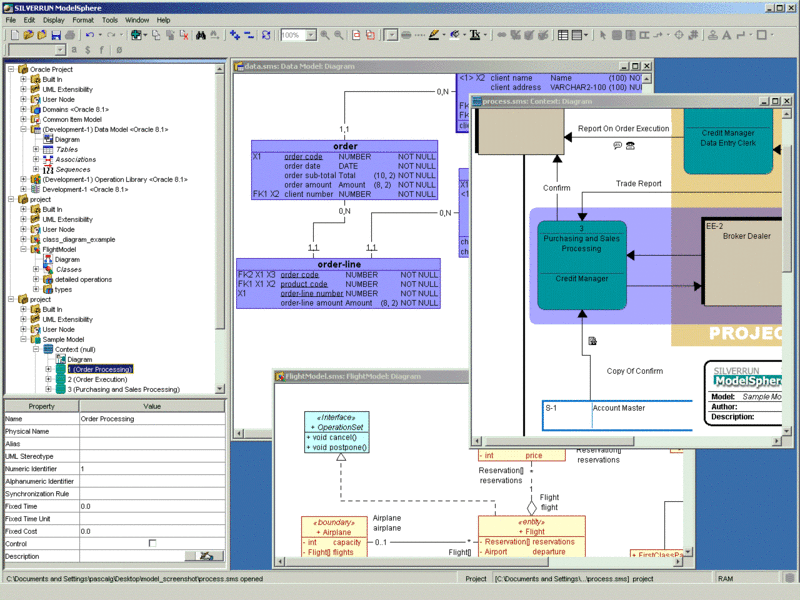 SILVERRUN ModelSphere (Linux) Screenshot